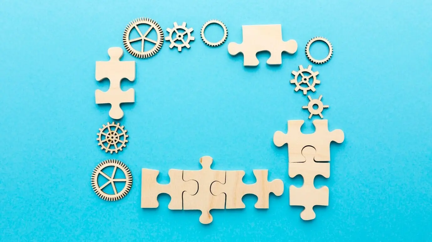 Композиция в стиле флэтлей с инновационными элементами