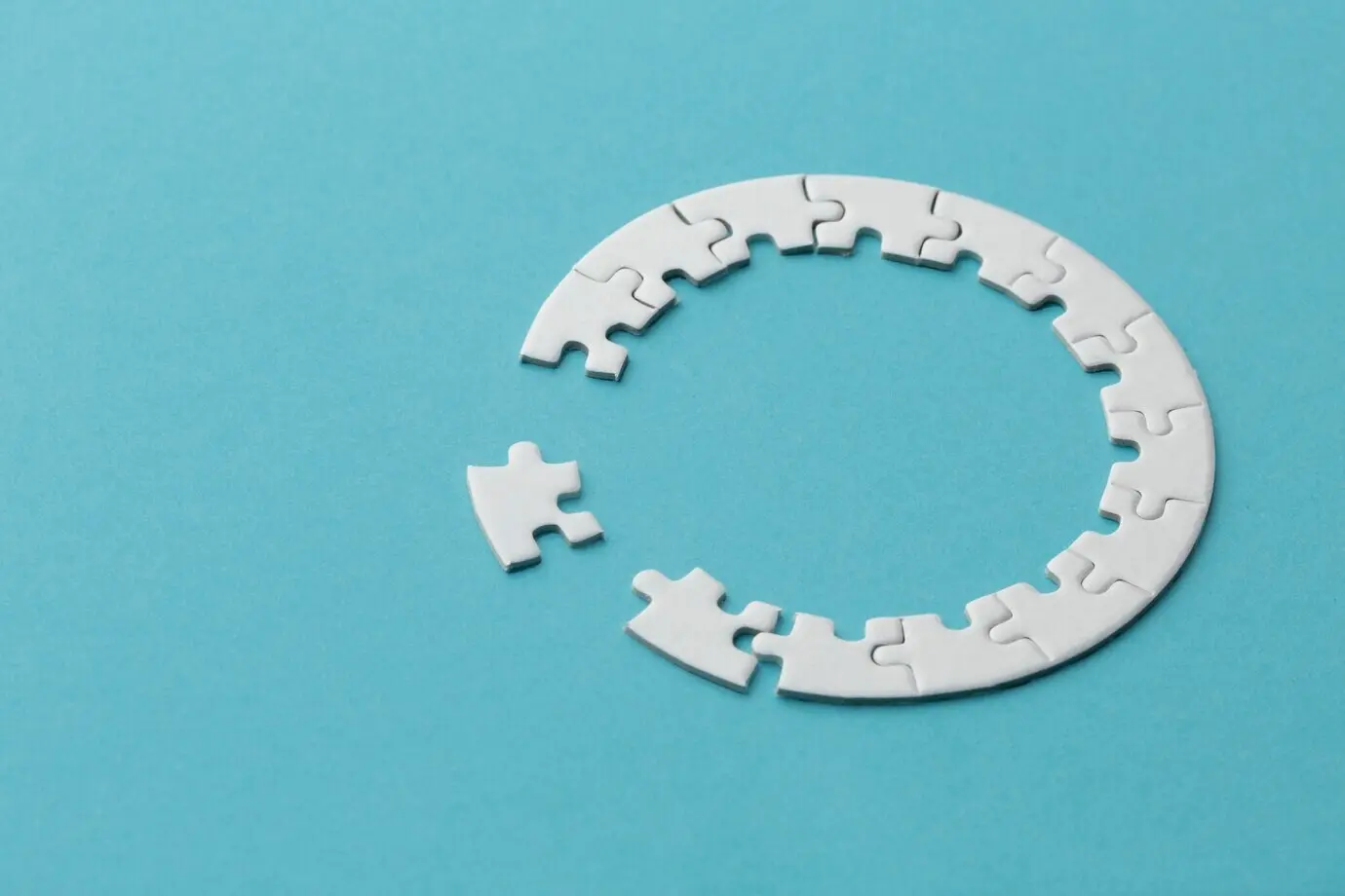 Крупный план пазлового фона